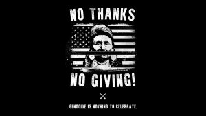 No Thanks No Giving - First Illegal Immigrants Celebrate