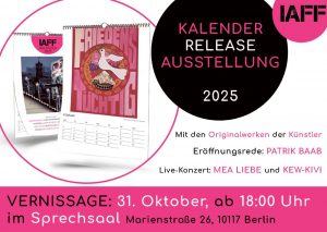 IAFF Kalender 2025 Ausstellung